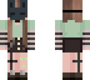 bunny mask girl