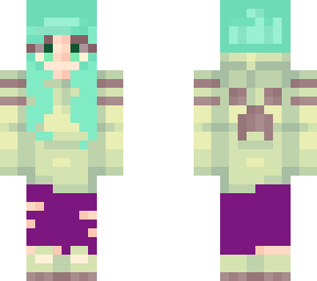 Creeper Girl Request | Minecraft Skin