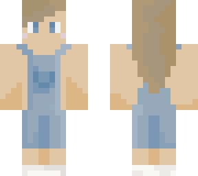 cute dungarees/brunette