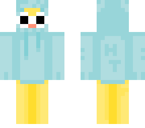 duck with blue hoodie and glasses