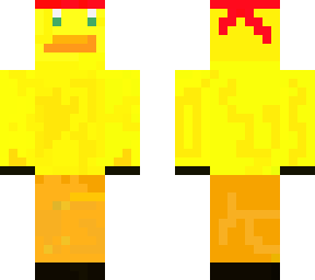duck with red headband