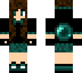 ender pearl girl with headphones without mask