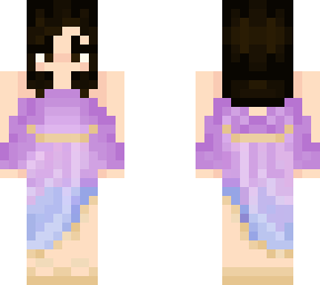 fading purple-blue dress