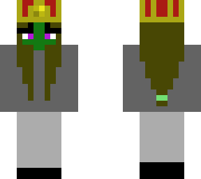 girl zombie with golden crown