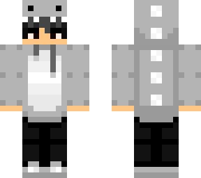 gray dino hoodie
