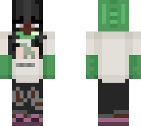 green dino hoodie