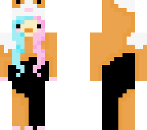 guinea pig girl (long  hair)