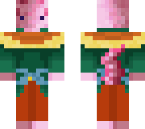 multicolored axoltl