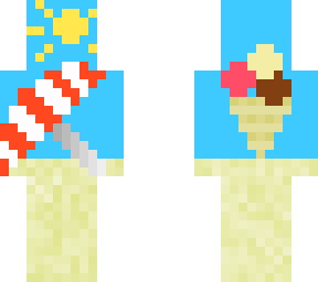 parasol and ice cream