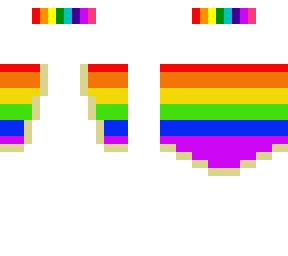 pride flag & headband base skin