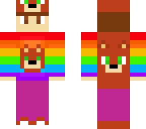 rainbow cute tabby cat boy