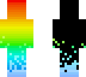 rainbow flame from front to back (edit)