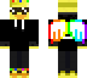 rainbow wings duck