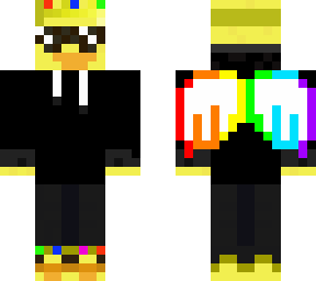 rainbow wings duck