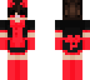 red cat maid boy