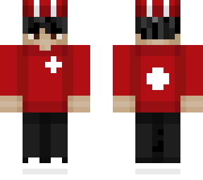 red striped beanie boy version 2