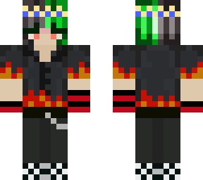 split dyed girl