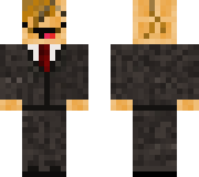 syrup waffle with suit