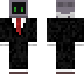 tv head with suit