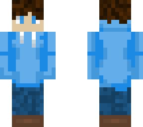 upgraded blue hoodie