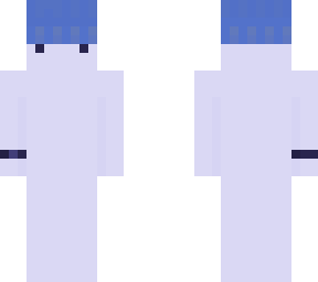 white and blue beanie guy