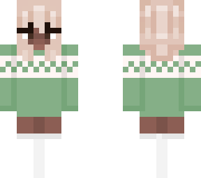 another green sweater skin