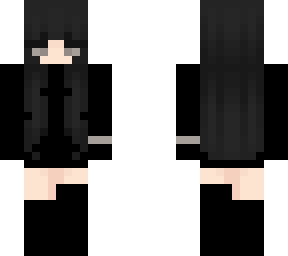 black dressed girl