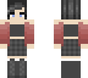 black hair goth elf