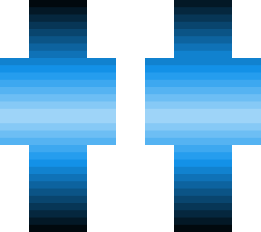 black to blue to black