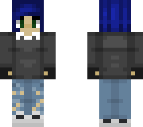 blue haired girl 2.0