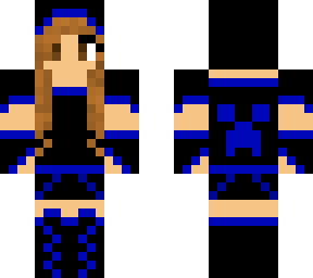 blue ninja girl