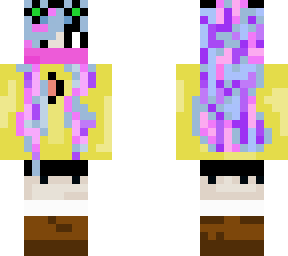 colorful vibey girl :3