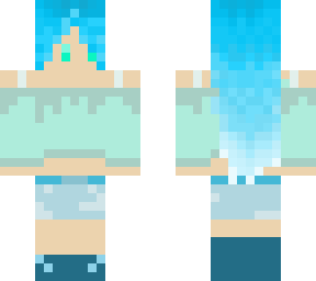 cute blue girl