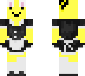 ducki in a maid costume
