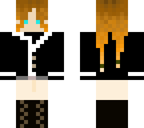 equestrian skin with plaits and boots