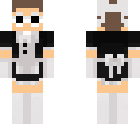 georgenotfound in a maid dress