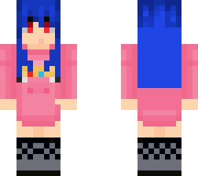 girl in a techoblade hood (long hair)