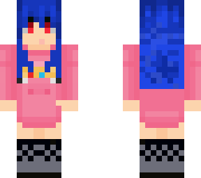 girl in a techoblade hood (long hair, more detail)