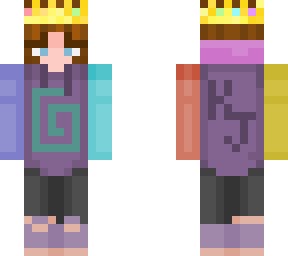 girl with brown hair and crown in karl hoodie