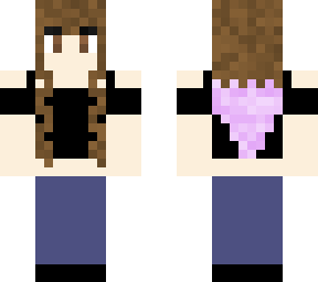 girl with purple hair
