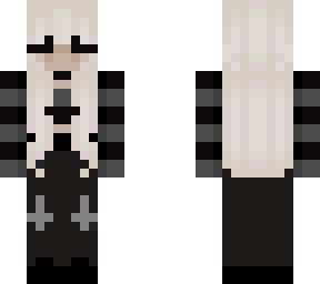 goth blonde girl