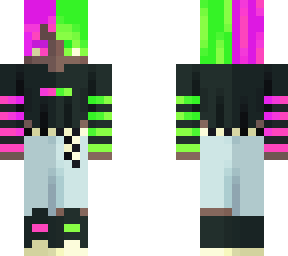 green and pink owo