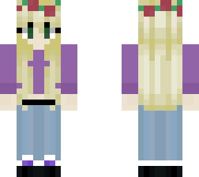 main w/ flower crown