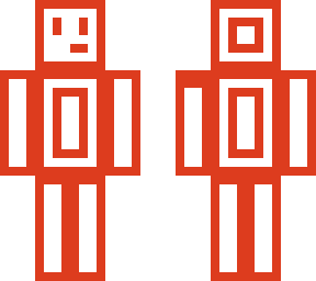 orange and white