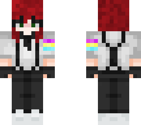 pan girl in suit