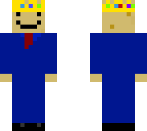 potato king with suit