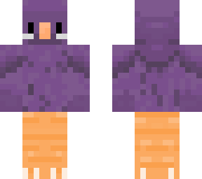 purple bird