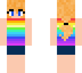 rainbow girl