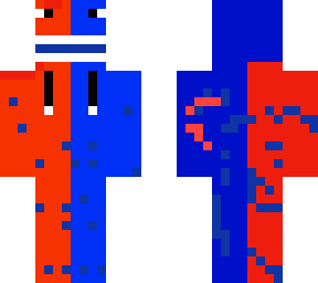 red and blue | Minecraft Skin