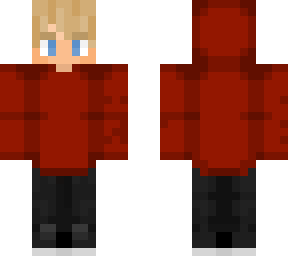 red hoodie boy | Minecraft Skin